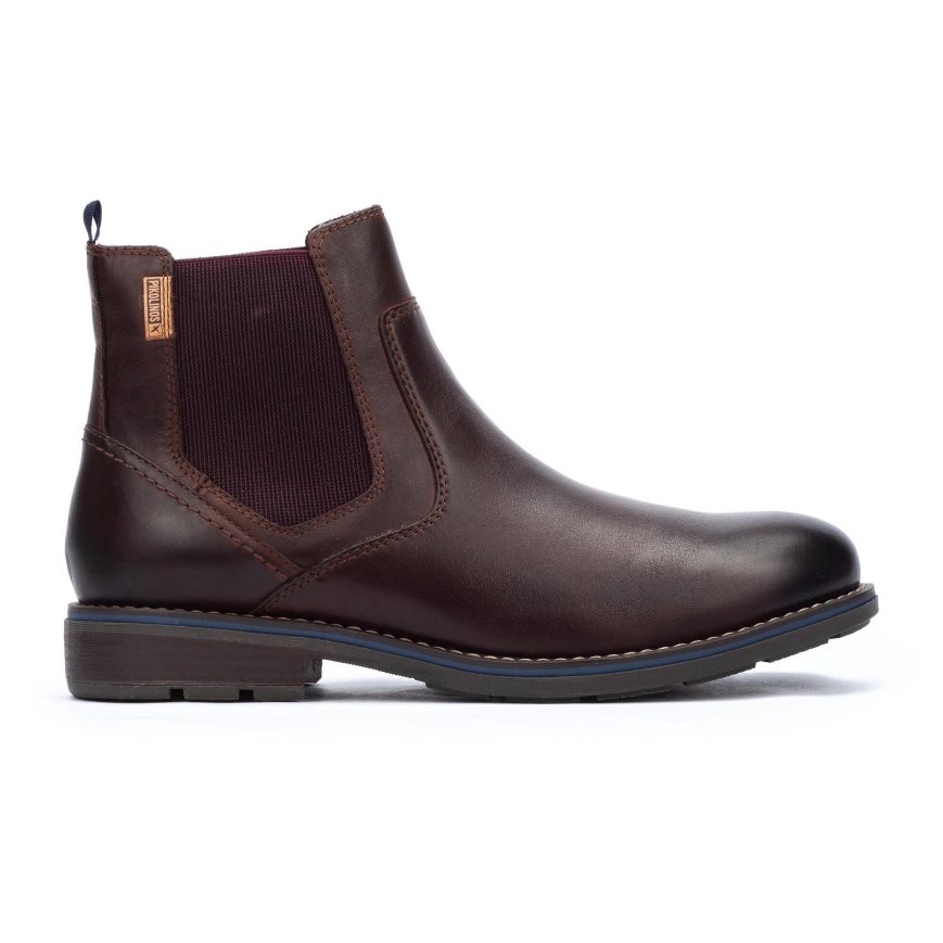 Men\'s Pikolinos YORK Chelsea Boots Brown | NZ XA39071